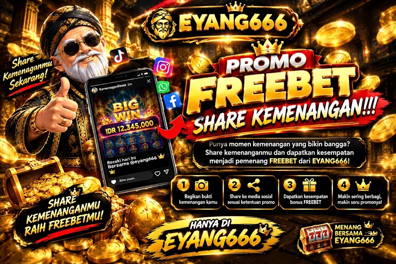 PROMO FREEBET SHARE KEMENANGAN !!!